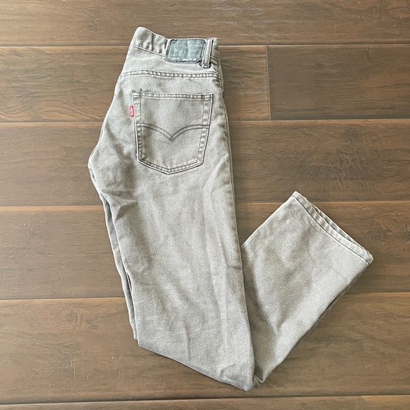 Levi's 511 Slim Boys Men 16 Reg Gray Denim Jeans W28"xL28" - Picture 1 of 9